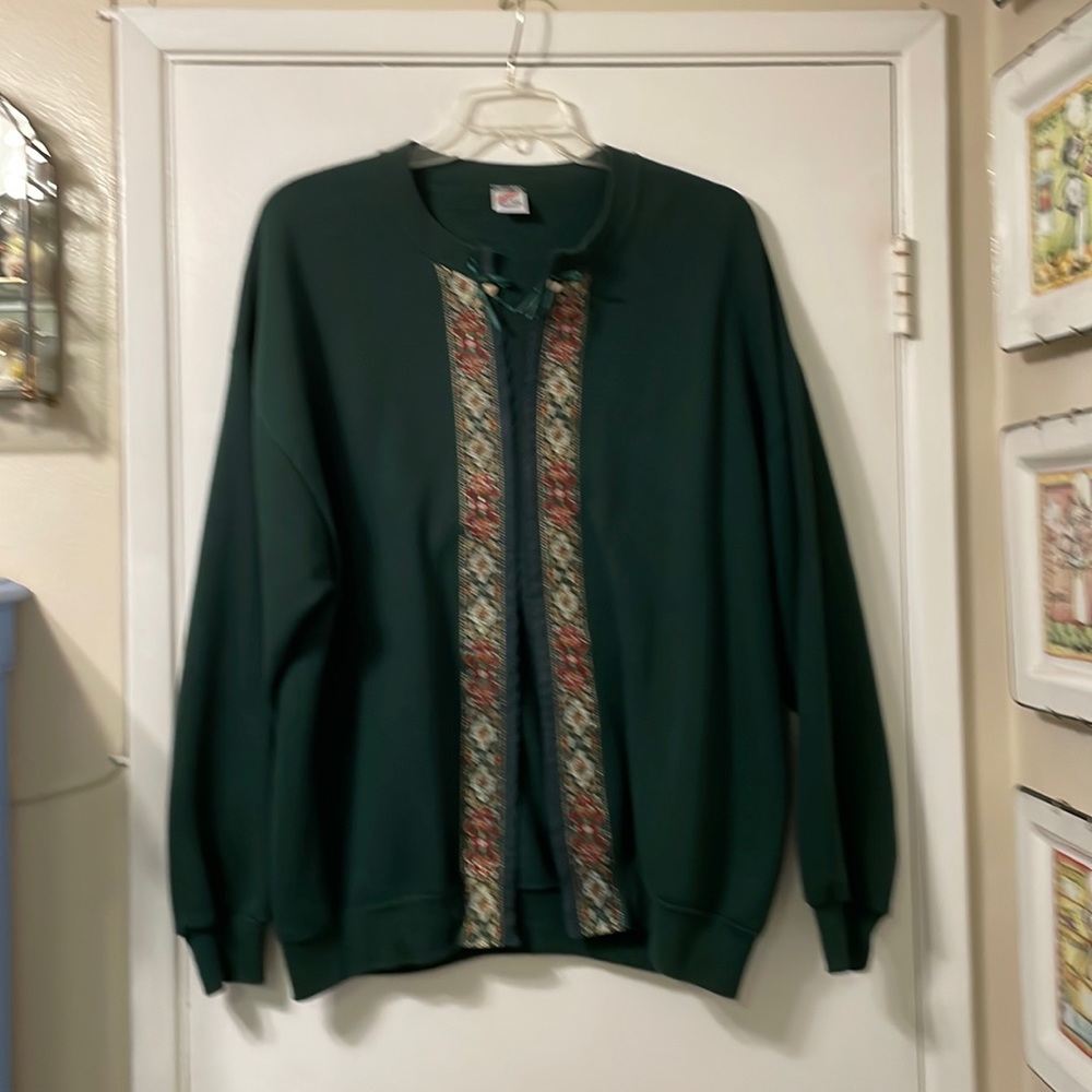 Jerzees Vintage Open Front Sweatshirt